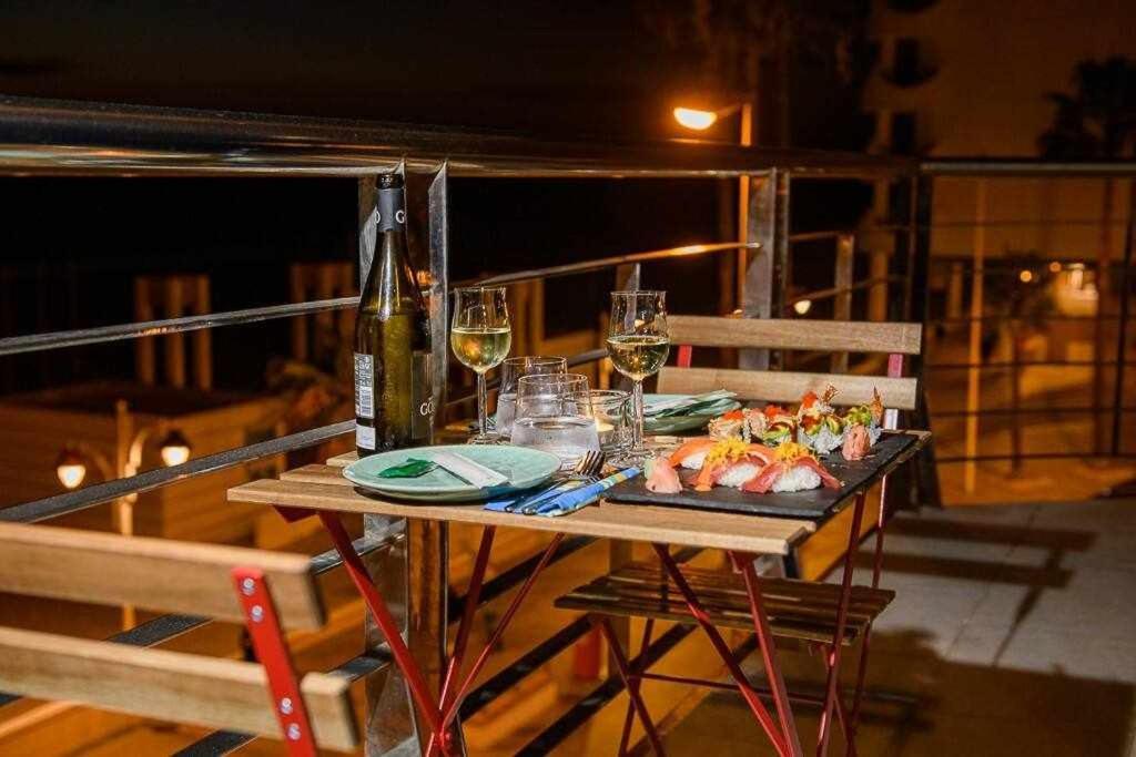 Preciado Apartamento Con Vistas Frontales Al Mar Cádiz Exteriör bild